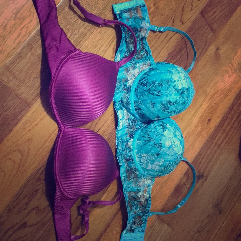 Two bras